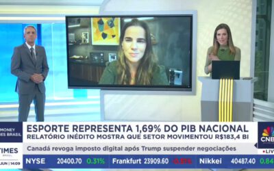 Esporte representa 1,69% do PIB nacional, revela estudo inédito; fundadora do Sou do Esporte detalha