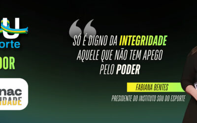 Fabiana Bentes vence Prêmio INAC de Integridade e reforça protagonismo na transformação do esporte brasileiro